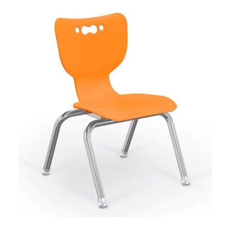 Mooreco Balt Hierarchy 12 Plastic Classroom Chair - Set of 5 - Orange 53312-5-ORANGE